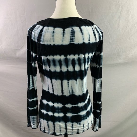 Ribbed Tye Dye Long Sleeve Tee - Picture 4 of 4
